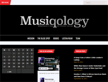 Tablet Screenshot of musiqology.com